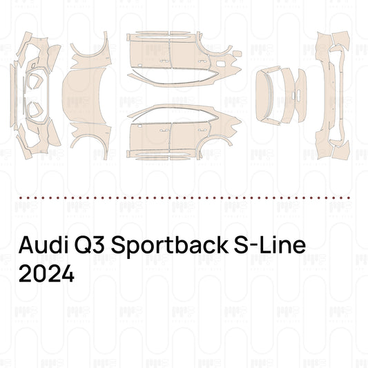 Pre-Cut PPF Audi Q3 Sportback S-Line 2024