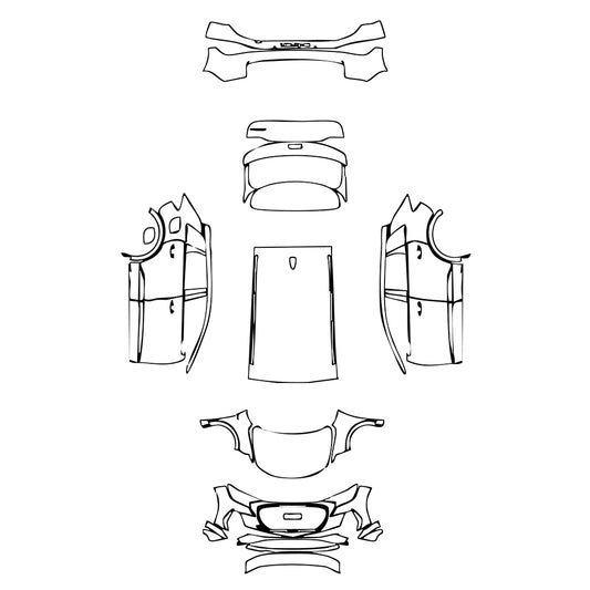 Pre-Cut PPF Audi Q4 e-tron SUV Sline 2025 - PPF-Kits