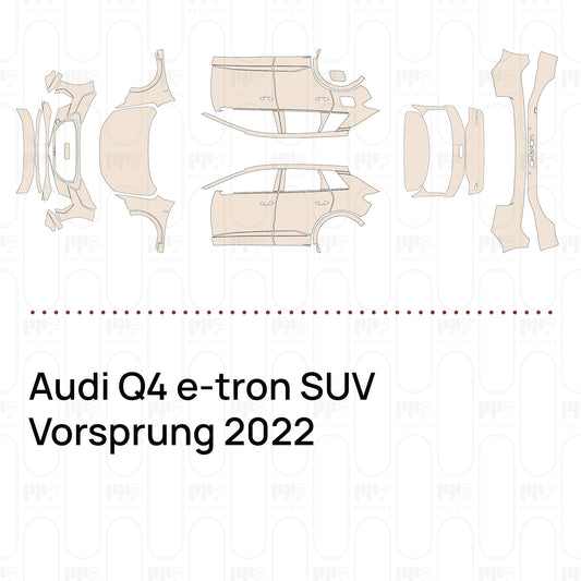 Pre-Cut PPF Audi Q4 e-tron SUV Vorsprung 2022