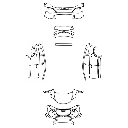 Pre-Cut PPF Audi Q4 e-tron Sportback Sport 2023 - PPF-Kits