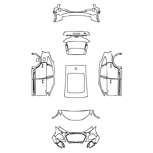 Pre-Cut PPF Audi Q5 Q5 Sportback (Standard Wheelbase) 2023 - PPF-Kits