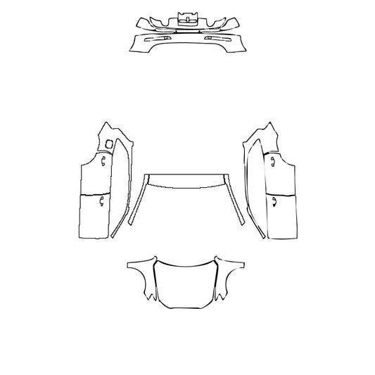 Pre-Cut PPF Audi Q5 Standard Wheelbase Base 2010 - PPF-Kits