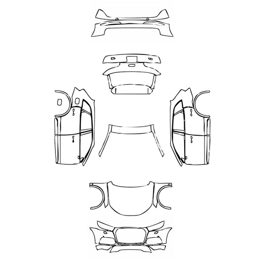 Pre-Cut PPF Audi Q5 Standard Wheelbase Base 2020 - PPF-Kits