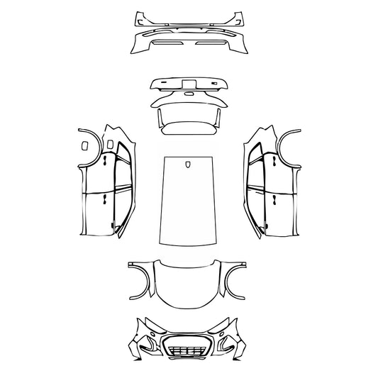 Pre-Cut PPF Audi Q5 Standard Wheelbase Base 2021 - PPF-Kits