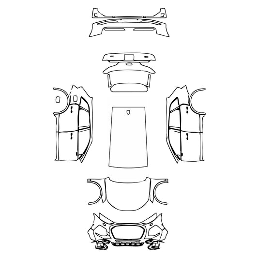Pre-Cut PPF Audi Q5 Standard Wheelbase S-line 2024 - PPF-Kits