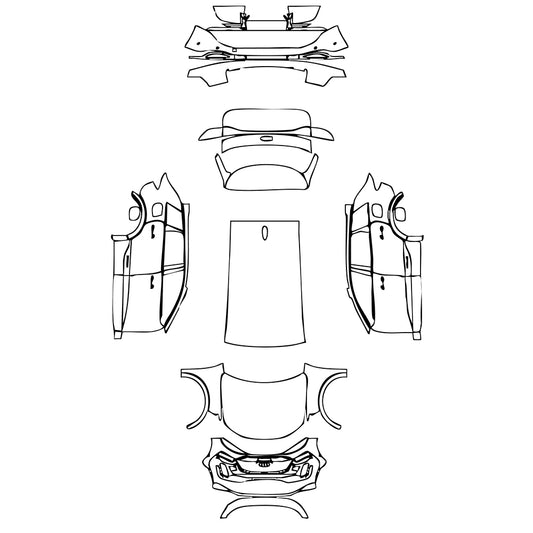 Pre-Cut PPF Audi Q6 e-tron SUV SQ6 e-tron 2024 - PPF-Kits