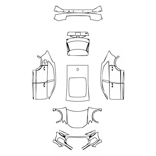 Pre-Cut PPF Audi Q8 Base 2021 - PPF-Kits