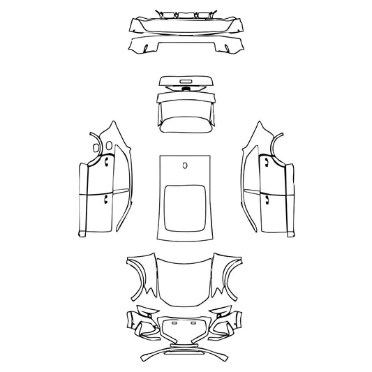 Pre-Cut PPF Audi Q8 RS Q8 2021 - PPF-Kits