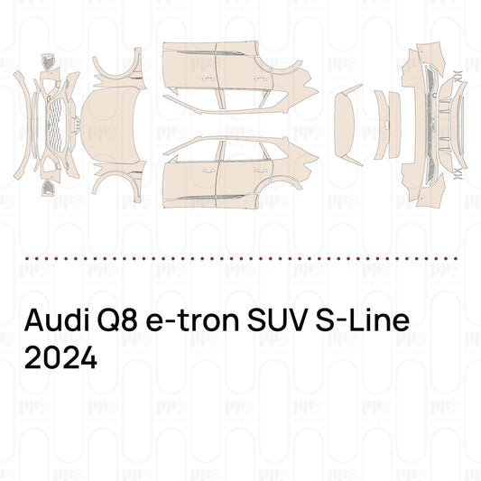 Pre-Cut PPF Audi Q8 e-tron SUV S-Line 2024