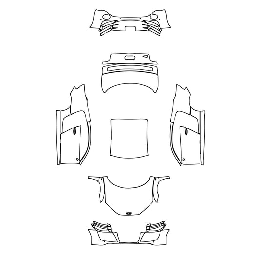 Pre-Cut PPF Audi R8 V10 Coupe 2012 - PPF-Kits