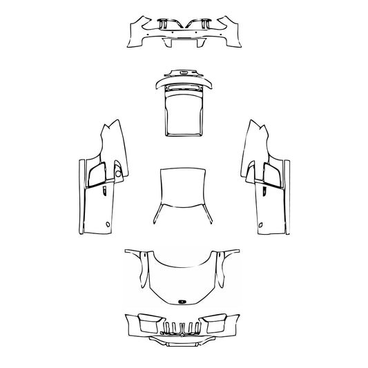 Pre-Cut PPF Audi R8 V10 Performance Coupe 2018 - PPF-Kits
