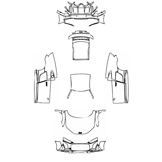 Pre-Cut PPF Audi R8 V10 Performance Coupe 2021 - PPF-Kits
