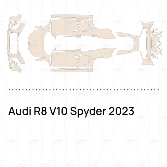 Pre-Cut PPF Audi R8 V10 Spyder 2023