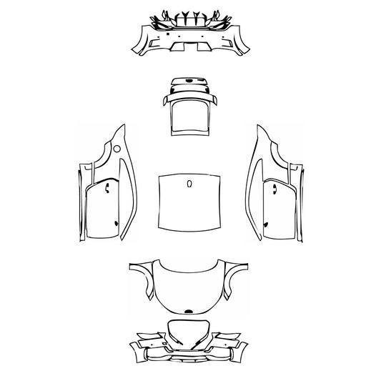 Pre-Cut PPF Audi TT TT RS Coupe 2020 - PPF-Kits