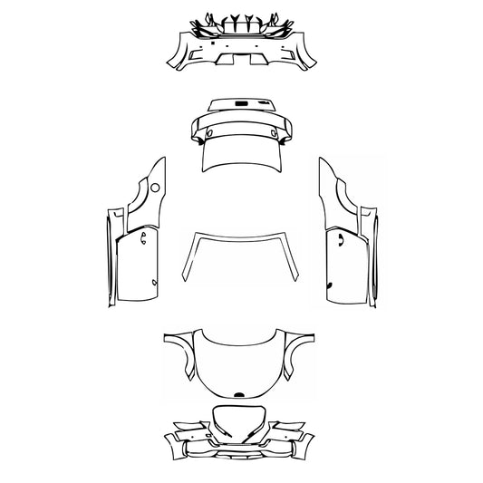Pre-Cut PPF Audi TT TT RS Roadster 2022 - PPF-Kits
