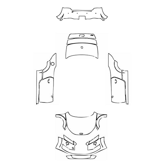 Pre-Cut PPF Audi TT TT Roadster Base 2019 - PPF-Kits