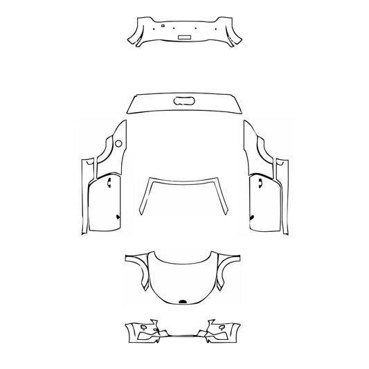 Pre-Cut PPF Audi TT TT Roadster Base 2020 - PPF-Kits