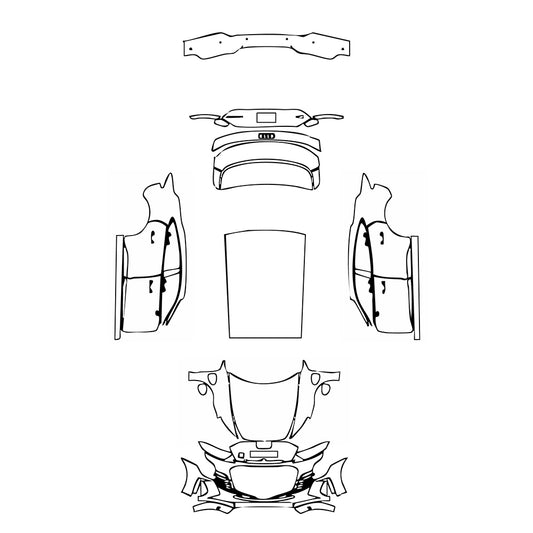 Pre-Cut PPF Audi e-tron GT RS e-tron GT 2023 - PPF-Kits