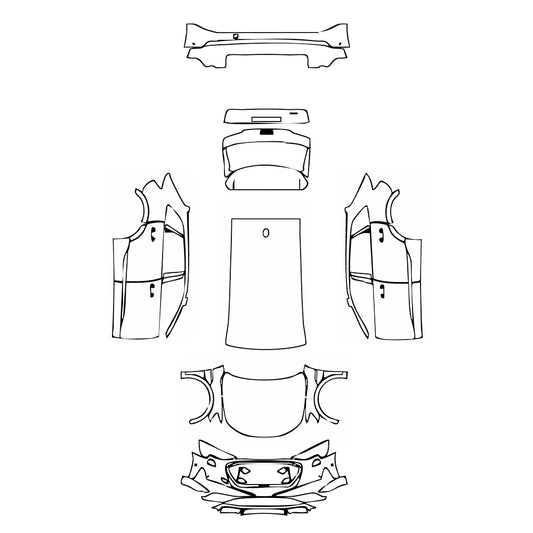 Pre-Cut PPF Audi e-tron e-tron Base 2019 - PPF-Kits