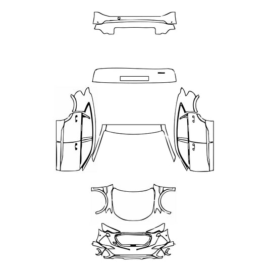 Pre-Cut PPF Audi e-tron e-tron Sportback S-line 2022 - PPF-Kits