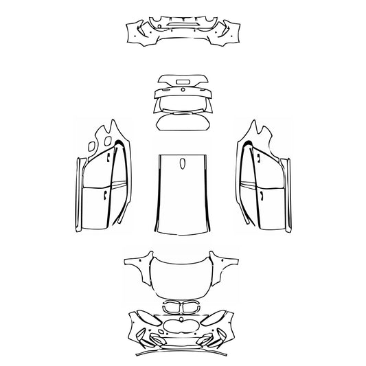 Pre-Cut PPF BMW 1 Series 5-door Sports Hatch M135i 2021 - PPF-Kits