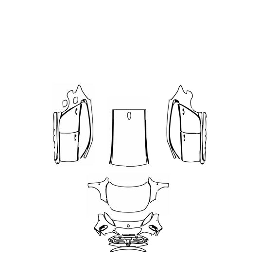 Passgenaue Lackschutzfolien PPF BMW 1 Series 5-door Sports Hatch M135i 2025