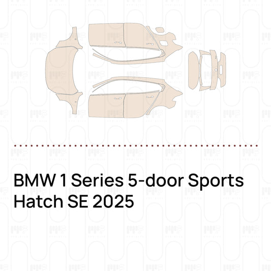BMW 1 Series 5-door Sports Hatch SE 2025 – Pre-Cut PPF