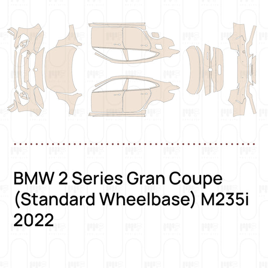 Pre-Cut PPF BMW 2 Series Gran Coupe (Standard Wheelbase) M235i 2022