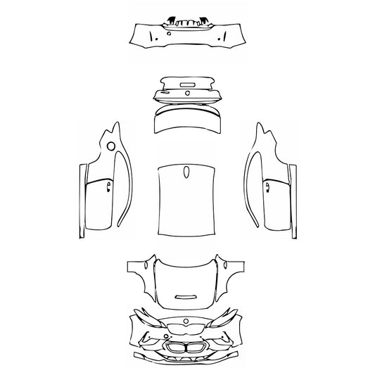 Pre-Cut PPF BMW 2 Series M2 CS 2020 - PPF-Kits