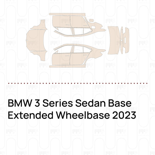 Pre-Cut PPF BMW 3 Series Sedan Base Extended Wheelbase 2023