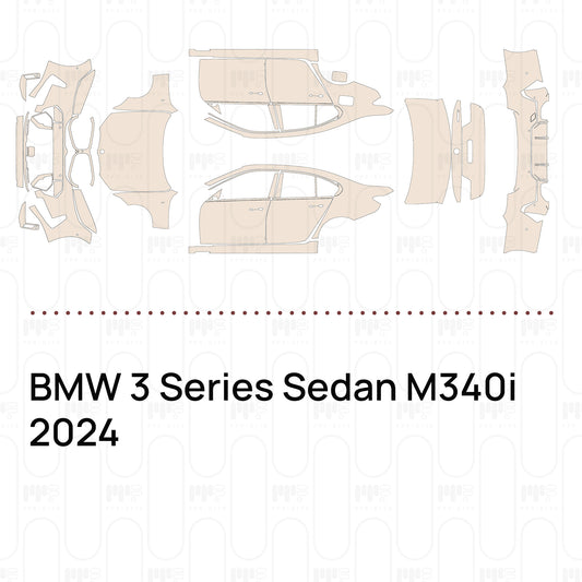 Pre-Cut PPF BMW 3 Series Sedan M340i 2024