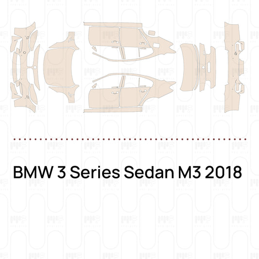 Pre-Cut PPF BMW 3 Series Sedan M3 2018