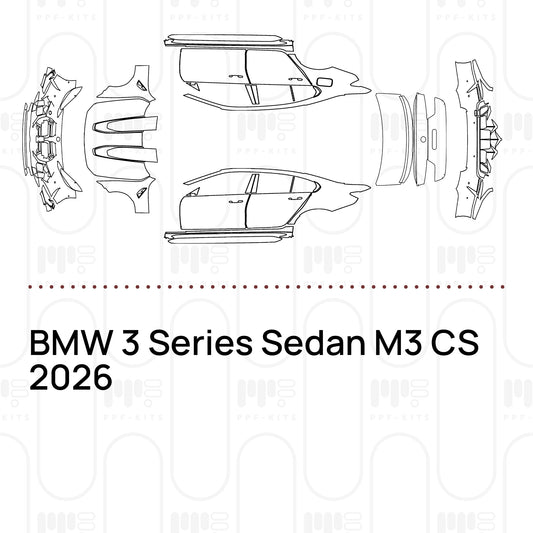 Pre-Cut PPF BMW 3 Series Sedan M3 CS 2026