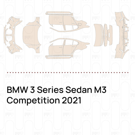 Pre-Cut PPF BMW 3 Series Sedan M3 Competition 2021