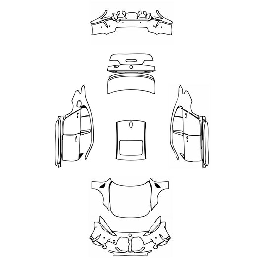 Pre-Cut PPF BMW 3 Series Sedan M3 Competition 2022 - PPF-Kits