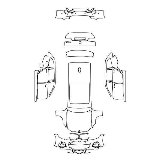 Pre-Cut PPF BMW 3 Series Touring Wagen M340i 2021 - PPF-Kits