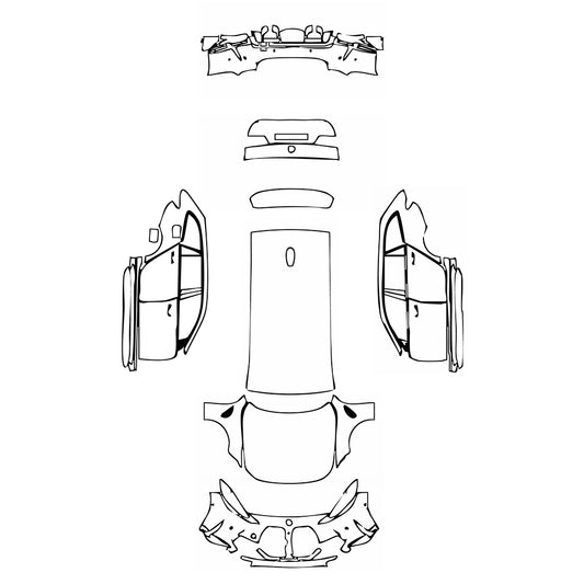 Pre-Cut PPF BMW 3 Series Touring Wagen M3 Competition 2024 - PPF-Kits