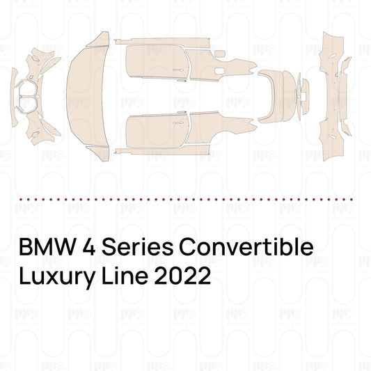 Pre-Cut PPF BMW 4 Series Convertible Luxury Line 2022
