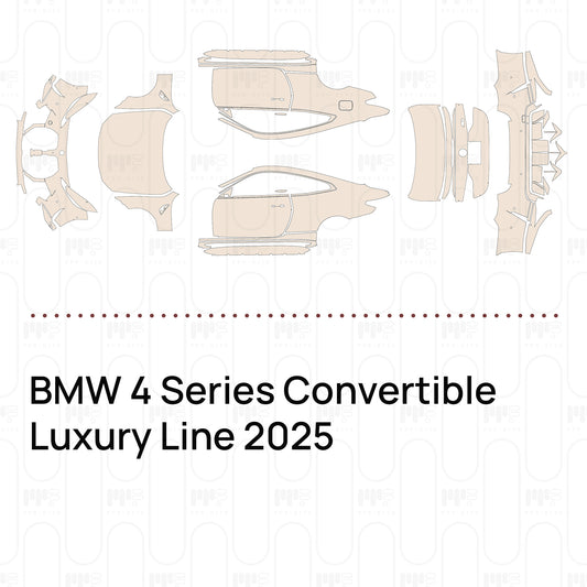 Pre-Cut PPF BMW 4 Series Convertible Luxury Line 2025