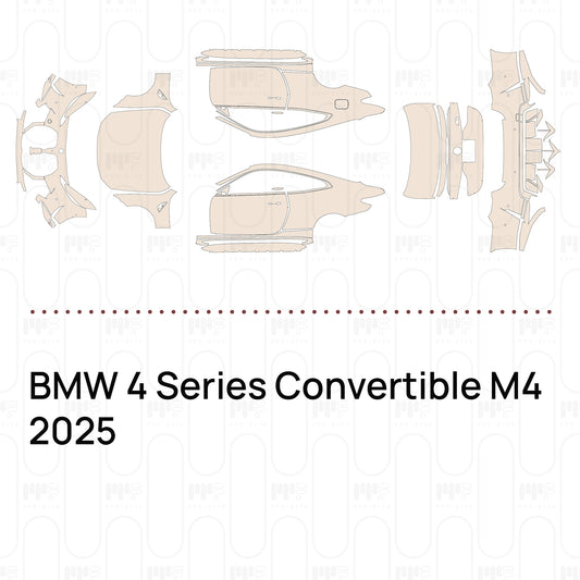 Pre-Cut PPF BMW 4 Series Convertible M4 2025