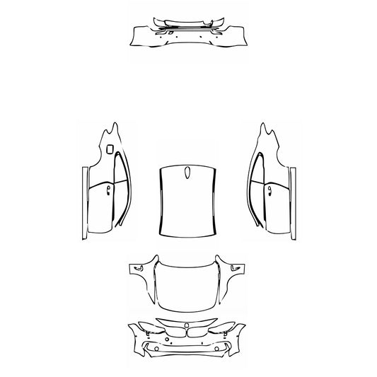 Pre-Cut PPF BMW 4 Series Coupe Luxury Line 2014 - PPF-Kits
