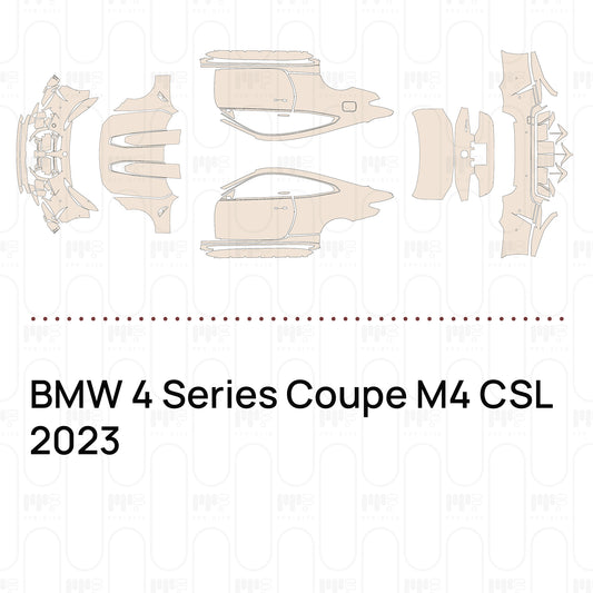 Pre-Cut PPF BMW 4 Series Coupe M4 CSL 2023