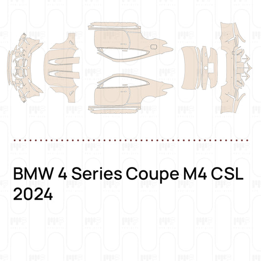 Pre-Cut PPF BMW 4 Series Coupe M4 CSL 2024
