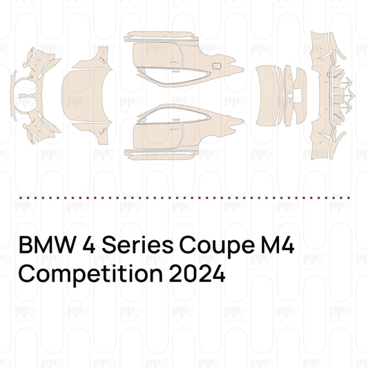 Pre-Cut PPF BMW 4 Series Coupe M4 Competition 2024
