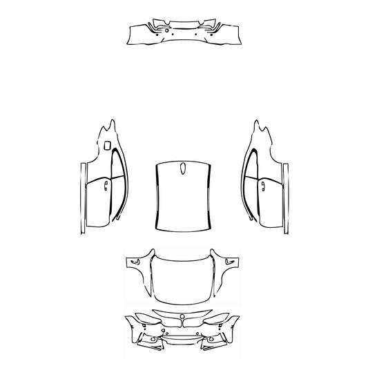 Pre-Cut PPF BMW 4 Series Coupe M Sport 2017 - PPF-Kits