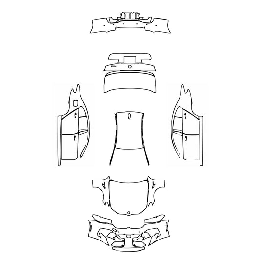 Pre-Cut PPF BMW 5 Series Sedan M5 2022 - PPF-Kits