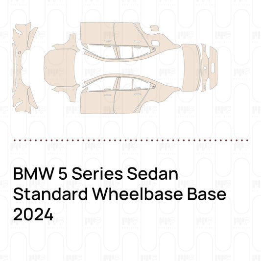 Pre-Cut PPF BMW 5 Series Sedan Standard Wheelbase Base 2024
