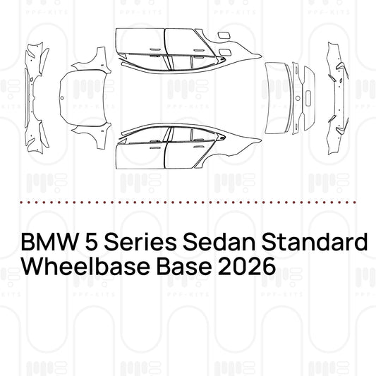 Pre-Cut PPF BMW 5 Series Sedan Standard Wheelbase Base 2026