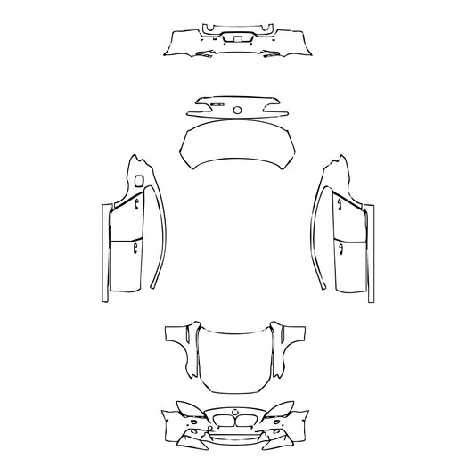 Pre-Cut PPF BMW 6 Series Gran Coupe M Sport 2014 - PPF-Kits