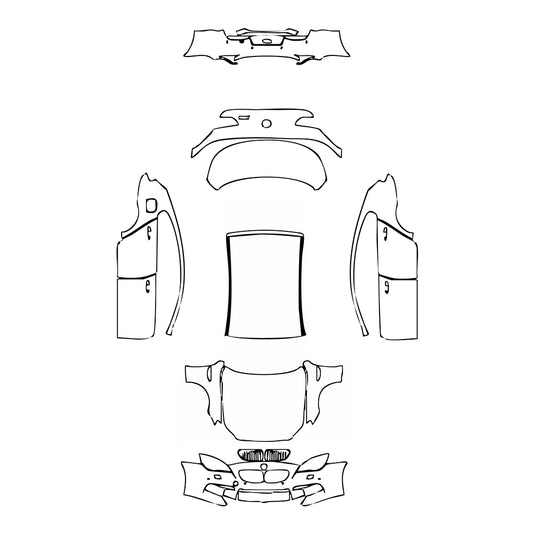 Pre-Cut PPF BMW 6 Series M6 Gran Coupe 2014 - PPF-Kits